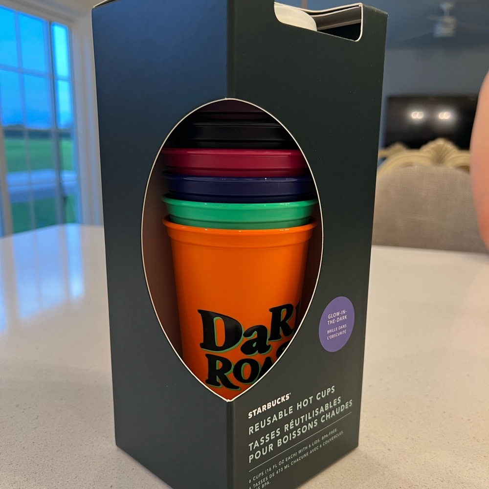 Starbucks Halloween 2020 glow in the dark cups set
